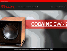 Tablet Screenshot of cocaine.it